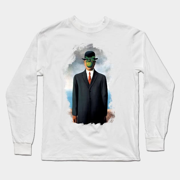 Le fils de l'homme Long Sleeve T-Shirt by mmari_arty